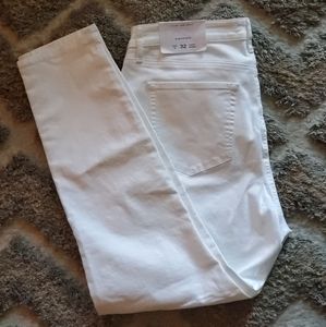White Loft Curvy Skinny Jeans